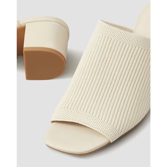 Everlane The Glove Mule in ReKnit White Bone Size 9 NEW - Picture 3 of 16